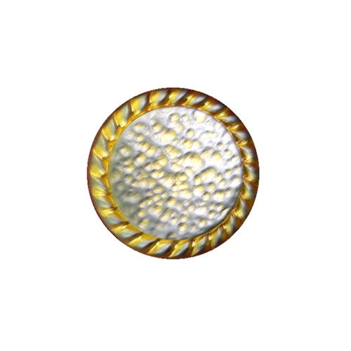 Metallist, kuldne, reljeefse mustriga, kannaga nööp 18mm, 28L