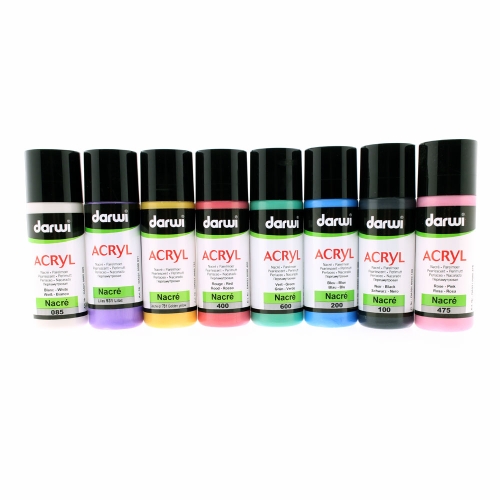 Akrüülvärv, pärlmutterefektiga, 80ml, Darwi Acrylic Nacree