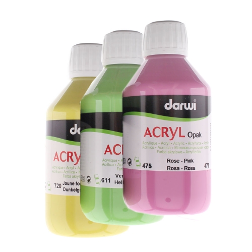 Akrüülvärv, kattev (opaque), Darwi Acryl Opak, 250ml