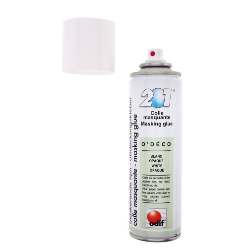 Kattev valge maskimisliim, aerosool, Odif 201 Masking Glue, 250 ml