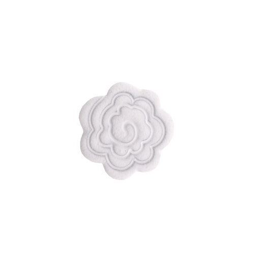 Metallist, reljeefse mustriga, lillekujuline kannaga nööp 17mm/28L