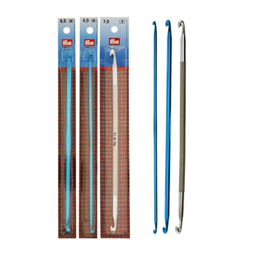  Double Ended Tunisian Crochet Hooks 25cm, Prym 