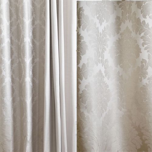 Luksuslik siidja läikega jacquard dekoratiivkangas Art.Thevenon 16687 Angora
