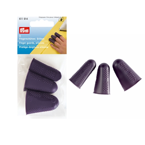 Silikoonsõrmekaitsed, 3 tk, Prym 611 914