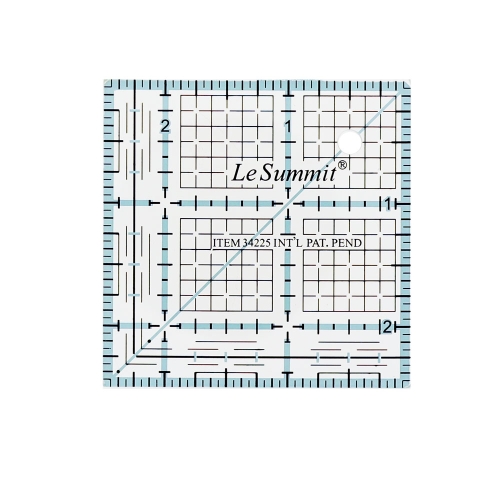 Tollmõõdustikus joonlaud 2,5" x 2,5" tolli (6,5 cm x 6,5 cm), Le Summit 34225, KL0357