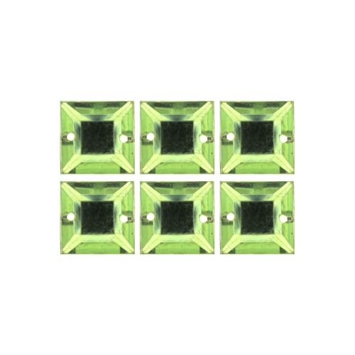 Ruudukujuline plastkristall, 12 mm, 6 tk