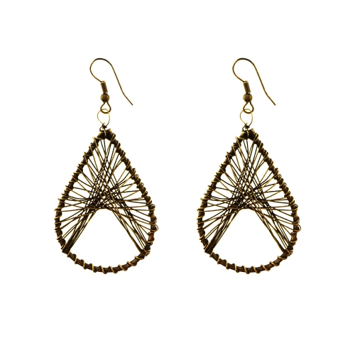 Droplet Wire Earring;, 50mm
