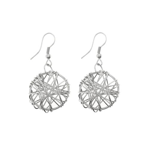 Circular Cage Earring;, 25mm