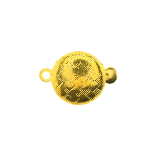 Karpkinnis, antiikse mustriga, 14 x 10mm