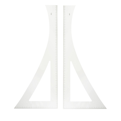Valge plast-nurklekaal, 25 cm × 60 cm, 8560