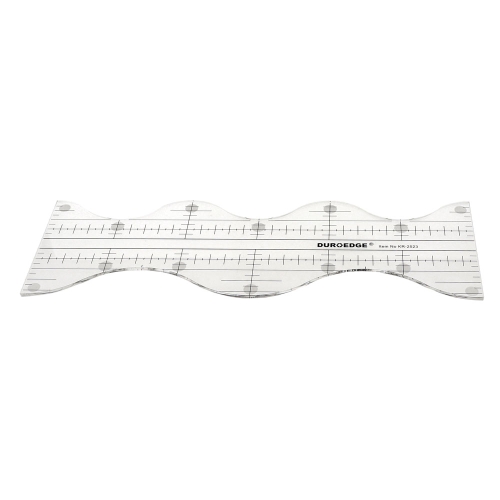 Šabloon-joonlaud vabakäe-teppimiseks, 9,5 cm × 30 cm, Duroedge KR-2523