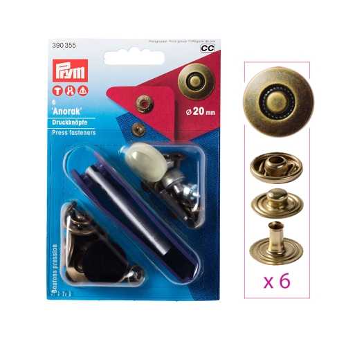 Trukid pehmema s-vedruga, ø20 mm, Prym Anorak