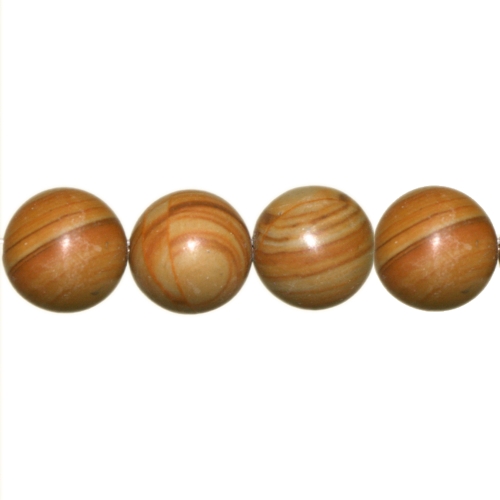Ümarad naturaalsest Grain Stone kivist helmed, 10mm