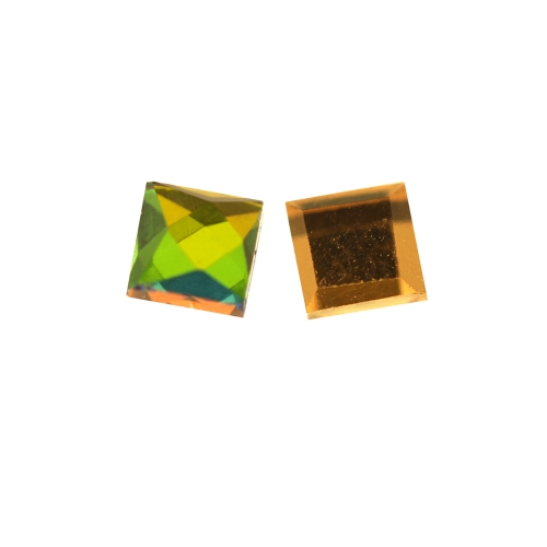 Liimitav tahuline ruudukujuline klaaskristall, 4 × 4 mm