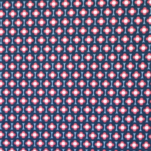 Ornamendimustriga, veniv, puuvillane kangas, Megan Blue Fabrics 007256, 150cm/220g