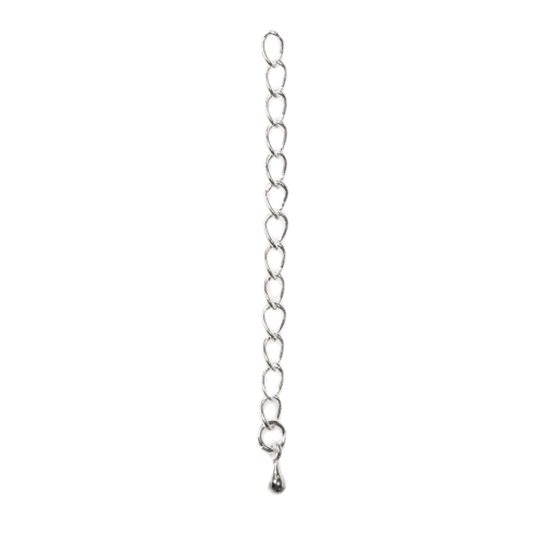 Kinnitusdetail, ketiga, otsast tilgakujulise riputisega, Jewellery Clasp with Chain, 60mm