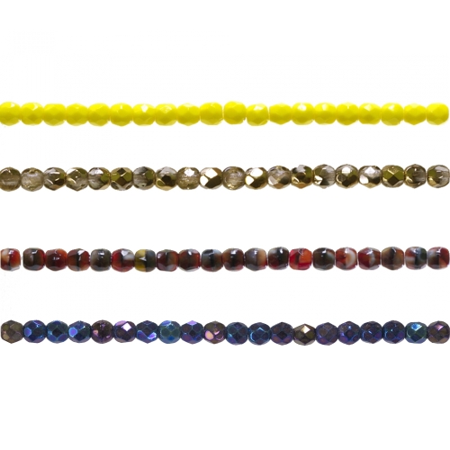 Ümar tahuline klaashelmes, Jablonex Tšehhi, 3mm