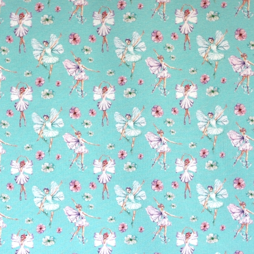 Baleriin-liblikatega, veniv, puuvillane kangas, Megan Blue Fabrics 007542, 150cm/190g