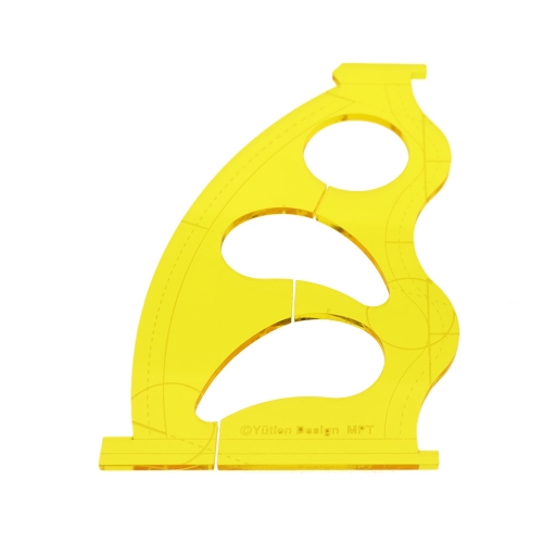 Šabloon-joonlaud vabakäe-teppimiseks, 23 cm × 13,3 cm Yütien Design MPT