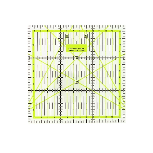 Läbipaistev plastjoonlaud, 15 cm x 15 cm, #08710
