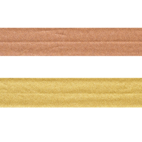 Puuvillane metalliksädelusega diagonaalkant laiusega 30 mm, "Glow", Byetsa 