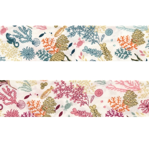 Puuvillane meretaimedega diagonaalkant, 30 mm, "Aquarium", Byetsa 