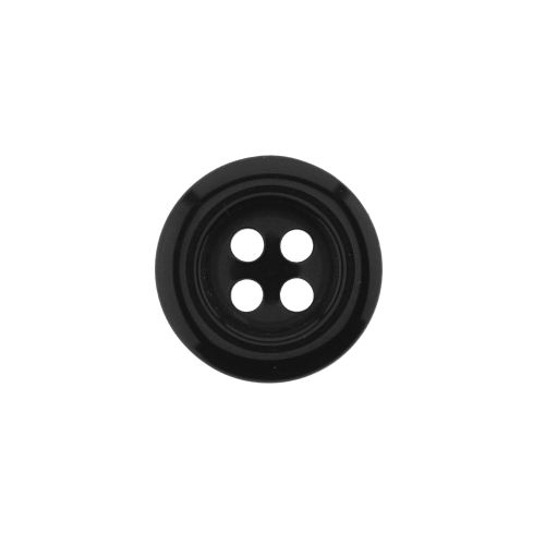 Lihtne nelja auguga plastiknööp ø14 mm, suurus: 22L