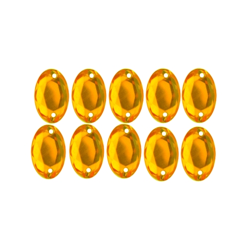 Ovaalsed plastikust dekoratiivkivid, 12 × 7 mm