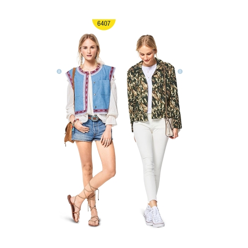 Jakk ja vest Nr.34-44, Burda Style Nr.6407