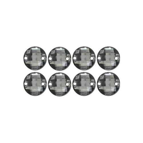 Ümarad tahulised dekoratiivkivid, 10 mm, 8 tk pakis