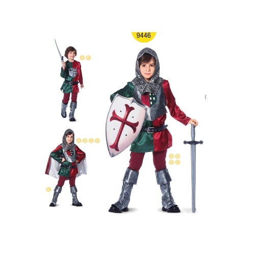 Lõige lapsele pikkusega 104-140cm, Burda Style Nr. 9446