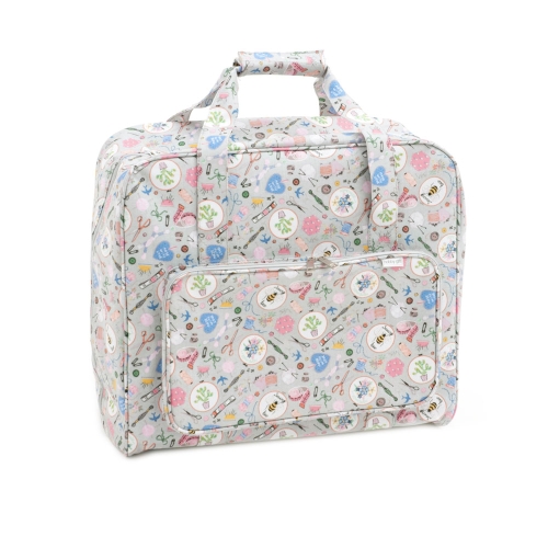 Suurem kandekott, õmblusmasina kott, Homemade, matt PVC-materjal, (d/w/h): 20 x 43 x 37 cm, Hobby Gift MR4660\286