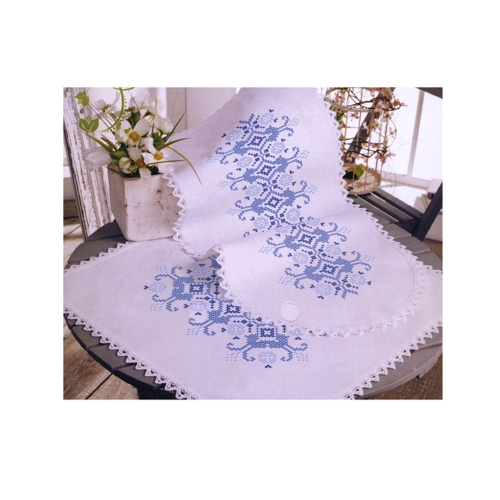 Helesinise mustriga linik seeriast My Little Vintage, Duftin Art.10-836, 32cm x 73cm