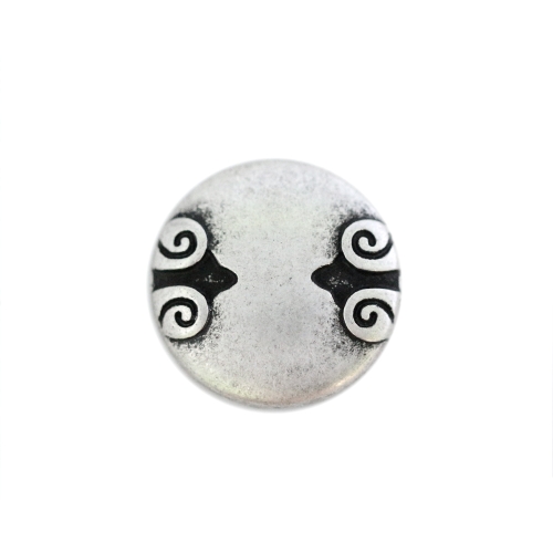 Metallnööp reljeefse mustriga 20mm/30L