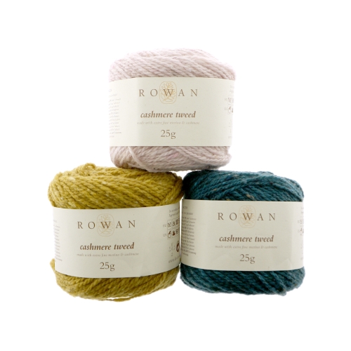 Kašmiirkitse villa sisaldav lõng Cashmere Tweed firmalt Rowan 