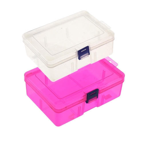 Plastmassist (PP) läbikumav säilituskarp, lukustatav, 16,5 x 12 x 6 cm, KL1290, KL1291