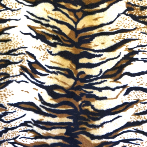Pehme, loomamustriga kunstkarusnahk, Tiiger 155cm, 003700, 007