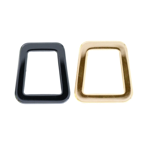 D-ring, half ring for tape width: 20 mm, 15 mm