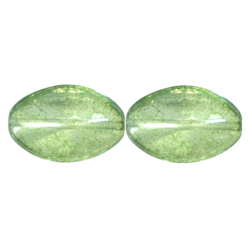 Piklik ovaalne, kõrgläikega 24x16x9mm klaashelmes