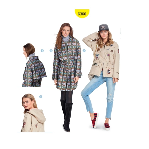 Jakid Nr. 36-46, Burda Style Nr. 6360
