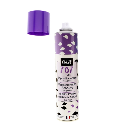 Korduvkleebitav kangaliim, aerosool, Odif 707 Repositionable Adhesive, 250 ml