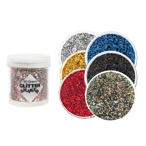 Litrihelbed Glitter Shaker puistetopsikus, 50g, Trimits