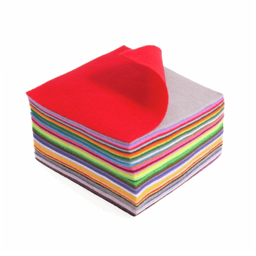 Pehme akrüülvildi tükid 15x15cm, 42 tk pakis, Trimits FPP
