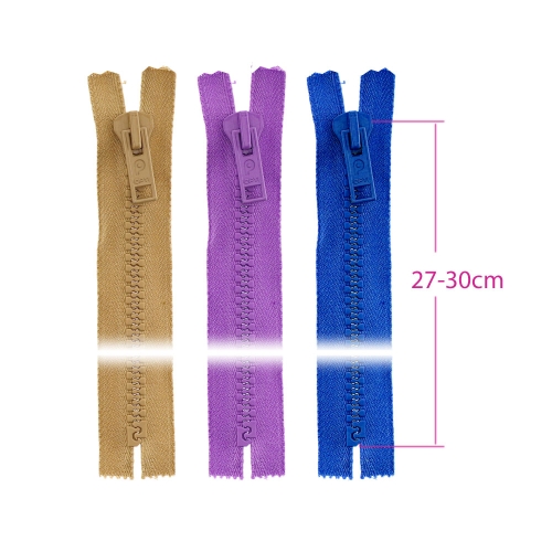 Alt kinnised plast-hammaslukud, traktorlukud, 8 mm, 27 - 30 cm, Coats Opti