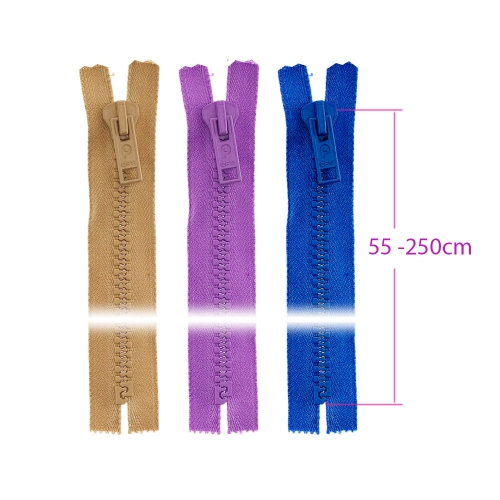 Alt kinnised plast-hammaslukud, traktorlukud, 8 mm, 55 - 250cm, Coats Opti