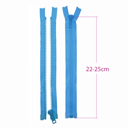 Alt avatavad plast-hammaslukud, traktorlukud, 8 mm, 22 - 25 cm, Coats Opti