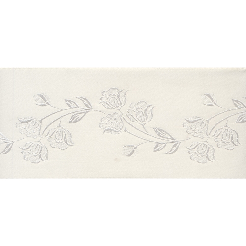 Luksuslik atlaspael sissekootud lillemustriga laiusega 94 mm Art. 94967