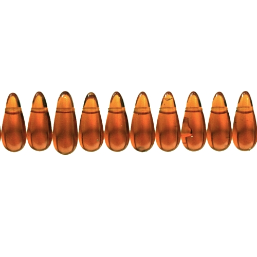 Tilgakujuline ülalt auguga läbipaistev 12x5mm klaashelmes 