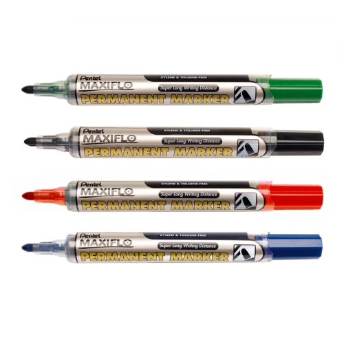 Püsijäljega ehk permanentmarker, ümar ots 1,5 mm, Pentel Maxiflo NLF50