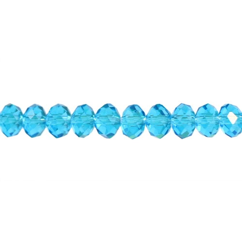 Klaashelmed, tahulised rondellid, 6 x 4 mm, 10 tk pakis